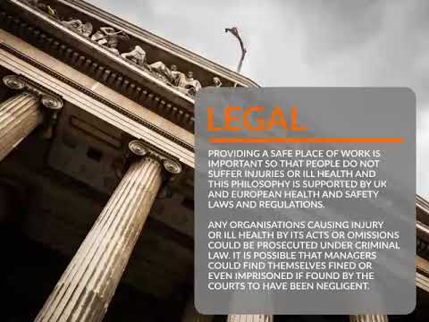 Reasons to manage health and safety at work.