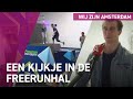 Freerunnen is in opmars in Amsterdam