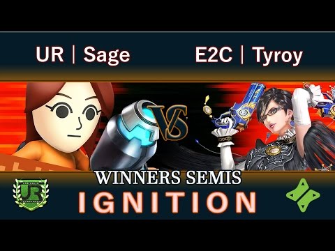 Ignition #31  WINNERS SEMIS - UR | Sage (Mii Gunner) vs E2C | Tyroy (Bayonetta)