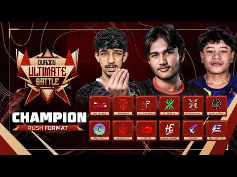 [🔴LIVE] DURJOY ULTIMATE BATTLE S-2 || CHAMPION RUSH || FT.‪‪‪‪