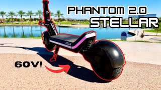 60V and EPIC! First Ride Review of Apollo Phantom 2.0 Electric Scooter
