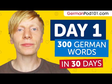 Day 1: 10/300 | Learn 300 German Words in 30 Days Challenge
