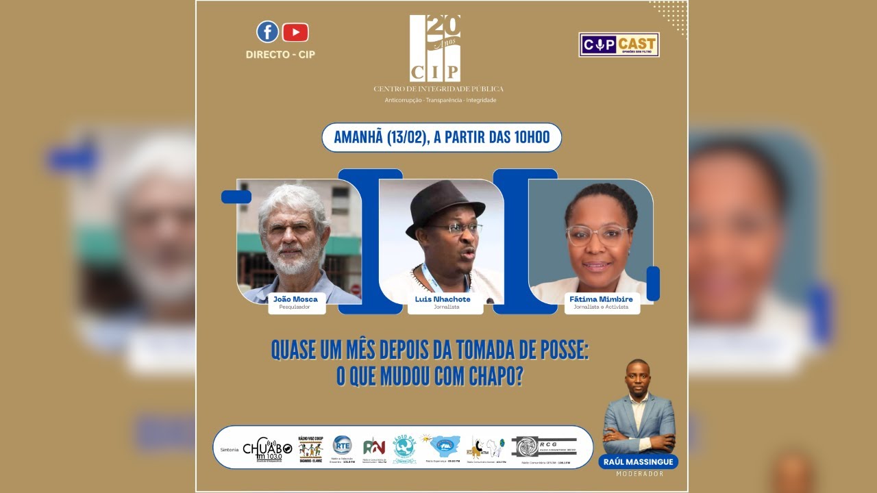 Quase um mês depois da tomada de posse: o que mudou com Chapo?