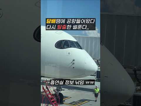 미국 애틀랜타 공항에서의 흡연 해프닝: 기대와 현실
