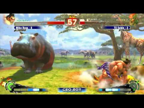 Mike Ross vs TS Sabin CEO 2011 Losers Finals SSF4 AE Singles