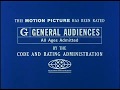 MPAA Preview All Audiences Bumper G Rating Bumper 1978