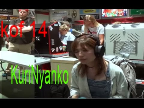 essa mina joga muitooooooo ET vs KuriNyanko - KOF XIV