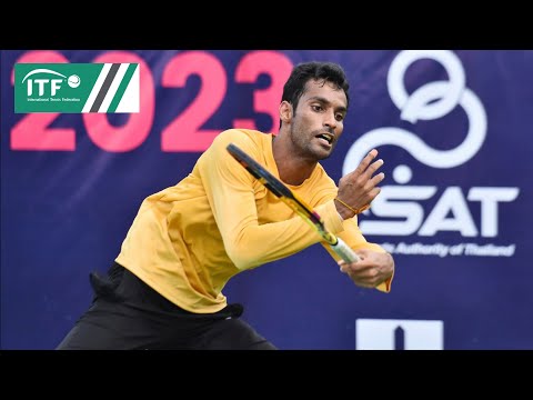 S VISHWAKARMA vs Palaphoom KOVAPITUKTED (พลภูมิ โควาพิทักษ์เทศ) ITF Men's Circuit Tour 2023 MS PQF