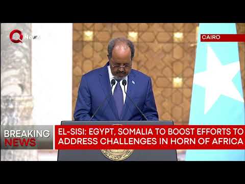 President El-Sisi, Somali counterpart hold joint press conference in Cairo