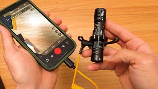 Shotgun mic into iPhone | Deity C21 3.5mm TRS to USB-C