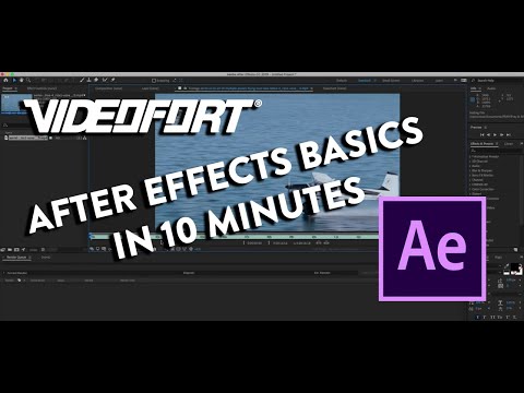 The Basics of After Effects in 10 Minutes - Adobe CC 2019