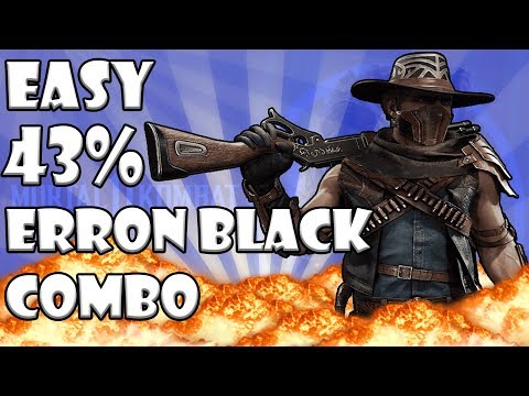 MK11: EASY 43% "ERRON BLACK COMBO" Tutorial