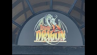 Cedar Point Iron Dragon ride through