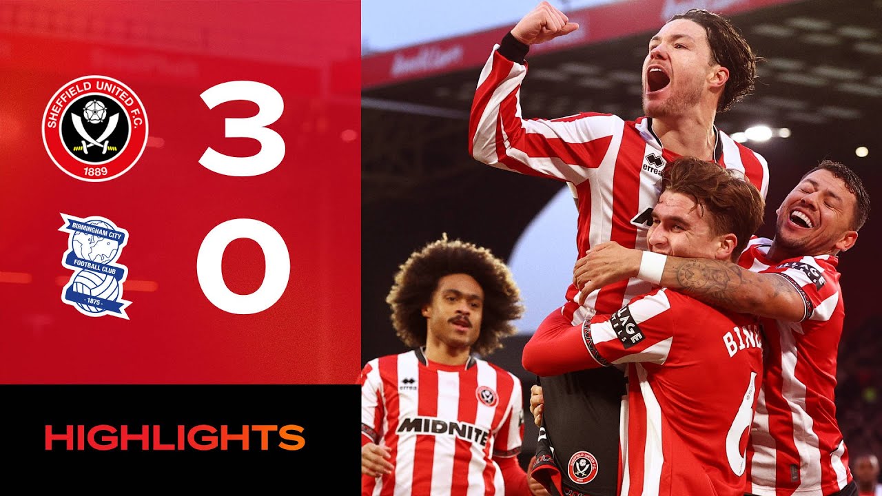 Sheffield Utd vs Birmingham Goals and Key Moments Season 2025/2026