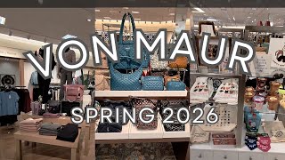 VON MAUR - Spring 2026!  Lots of cropped jackets and new spring handbags in pastels!