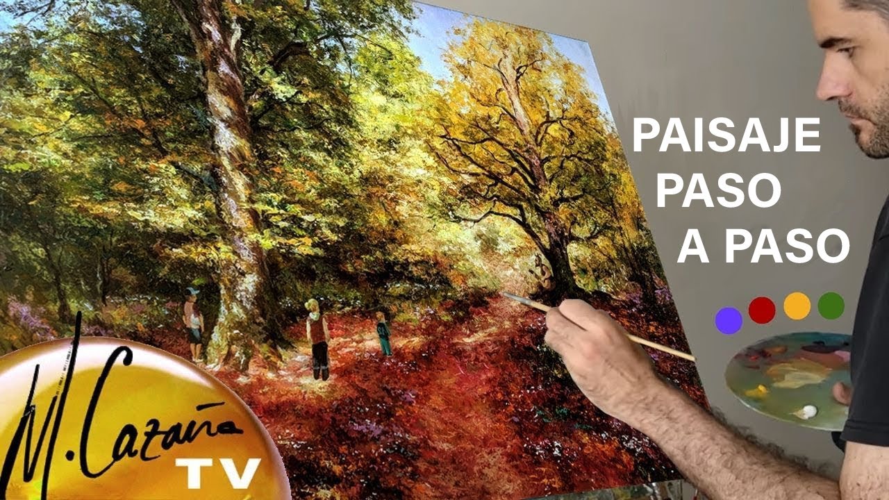 AL DETALLE✨🍂 Cuadro de PAISAJE RURAL al óleo