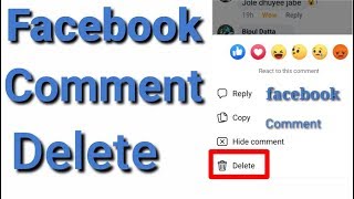 facebook/facebook comment delete/comment delete on facebook id