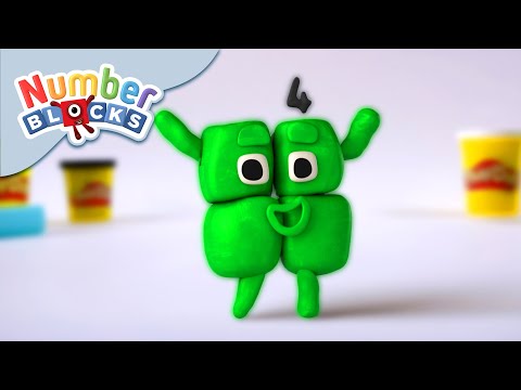 @Numberblocks - Number Four | Play-Doh