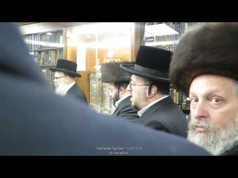 Lipa Schmeltzer By Skver Rabbi!\ליפא שמעלצער בסקווירא אצל הברית לבן אחיו ר' וועלוועל שמעלצער