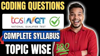 TCS NQT 2026 | Coding Questions | TCS NQT Coding Preparation 2026 | Complete Roadmap