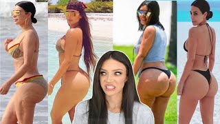 REACTING TO KIM KARDASHIAN IN REAL LIFE - INSTAGRAM VS REALITY video