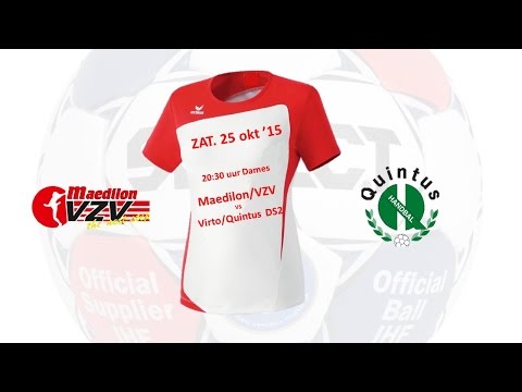 Maedilon/VZV DS1 - Virto/Quintus DS2, 25 okt 2015, 1e Divisie