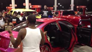 carshow custom shut the gas station down after stuntfest 2012