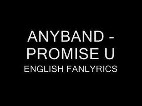 ANYBAND - PROMISE U ENGLISH FANLYRICS