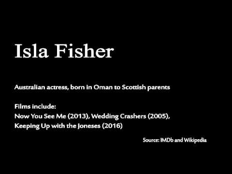How to pronounce - Isla Fisher