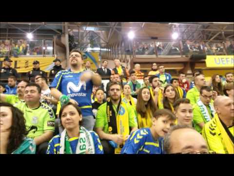 Afición de Inter Movistar en la final UEFA Futsal Cup