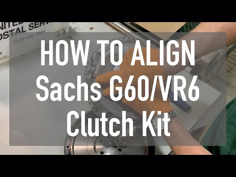 G60/VR6 Clutch Kit How To Align Pressure Plate & Flywheel