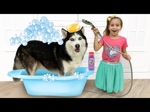 Sofía como niñera y la rutina matutina con su perro.