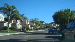 preview picture of video 'A Drive Through the Santa Fe Hills Neighborhood in San Marcos, CA'