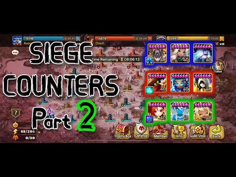 Siege Defense Counters Part 2 - Summoners War