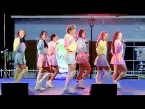 150620 Pure Goddess cover Red Velvet - Intro + Ice Cream Cake @The Idol Battle 2015 Stage-2 (Au)