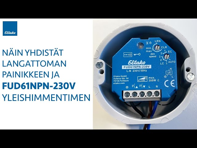 eltako Dimmer trådlös fud61npn-230v