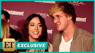 EXCLUSIVE: Logan Paul and Chloe Bennet are the Goofiest, Cutest Pair on the Red Carpet -- Watch!