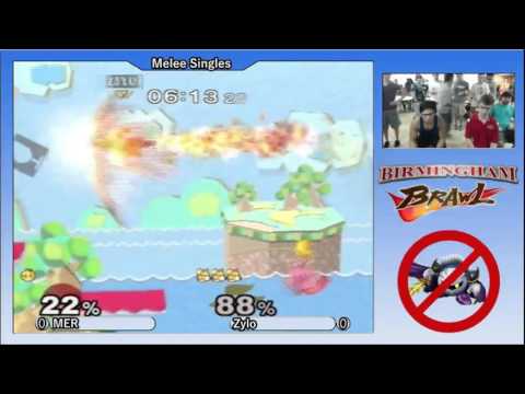 Birmingham Brawl 2 Melee Singles - MER (Peach) vs. Zylo (Fox)