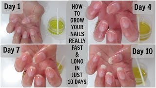 How to grow your nails really fast and long in just 10 days | Mamtha Nair