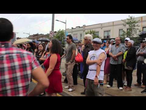 Dancing at Salsa on St.Clair