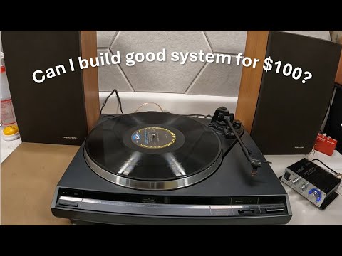 Great Basic Turntable Setup - Onkyo CP-1036A - Rolls vp29 - Lepai - Realistic Speakers