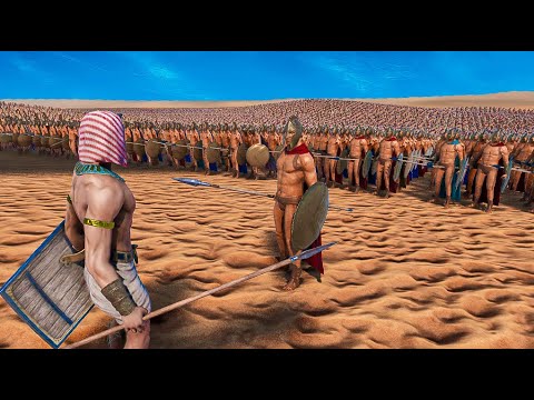 100,000 EGYPTIAN VS 100,000 SPARTANS - UEBS 2 | BATTLE SIMULATOR 2