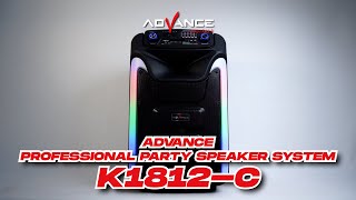 Download lagu Advance Professional Party Speaker System K1812-C mp3