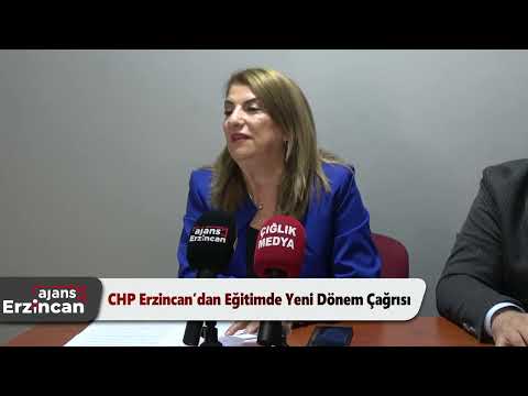 CHP Erzincan’dan Eğitimde Yeni Dönem Çağrısı