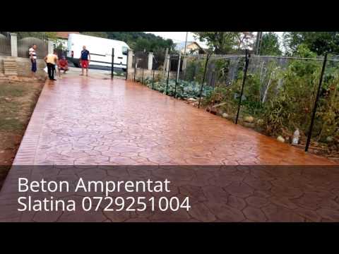 Beton Amprentat Slatina  0729251004