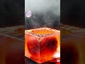 Watch a Molten Red Sphere Form Inside Ice – Slow Motion 4K Magic
