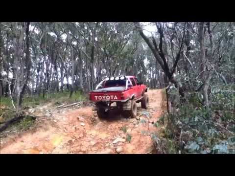 Toyota hilux compilation off road 4wd 4x4 mud rocks hill clay