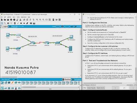 11.5 .5. packet tracer - subnet an ipv4 network