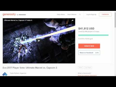 DONATE FOR UMVC3 TO BE AT EVO! ONLY 3H30M LEFT TO DONATE!