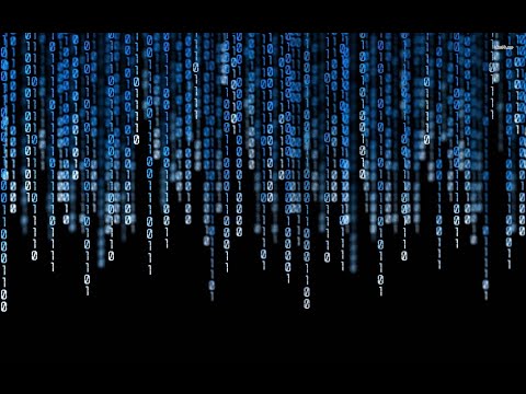 The Matrix BLUE Binary Falling Rain Code Screensaver | 30 Mins Screensaver & Live Wallpaper HD!